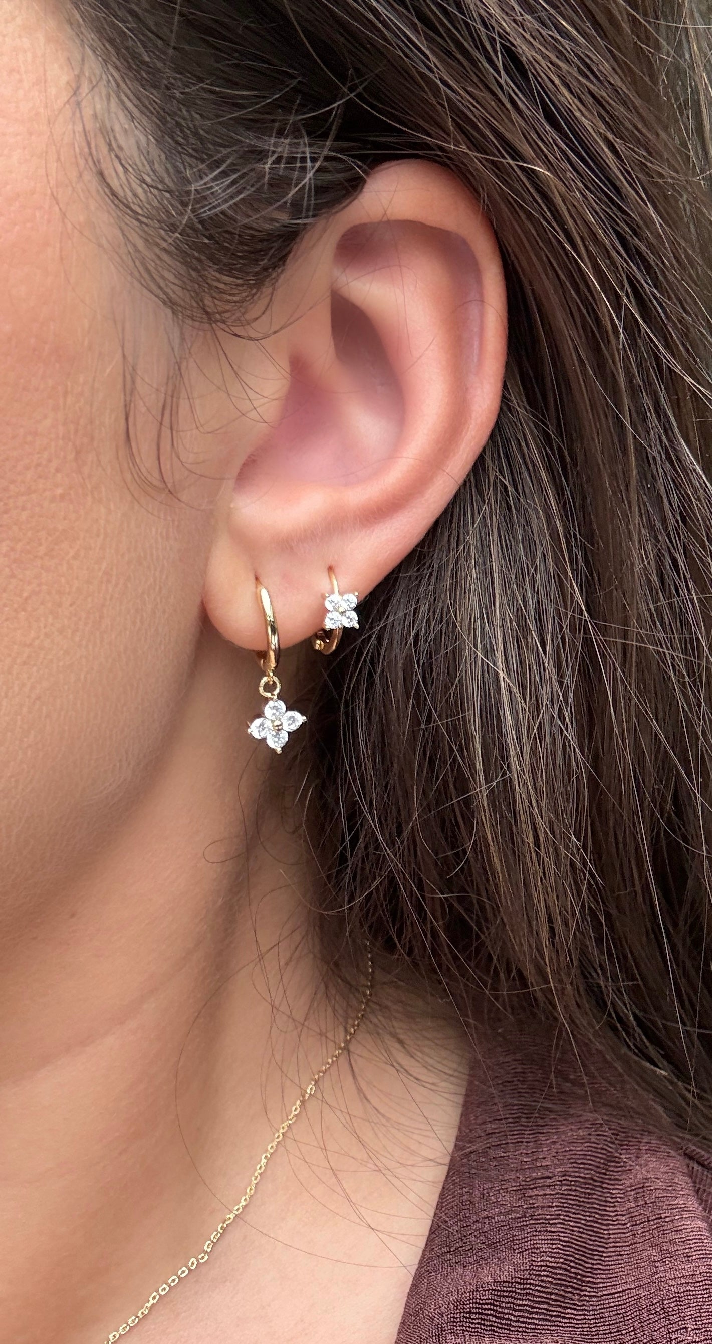 DAISY earring set of 3